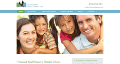 Desktop Screenshot of chinookmalldental.com